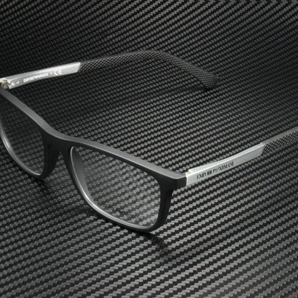 Emporio Armani Men's Black Rubber Eyeglasses! - Picture 1 of 4